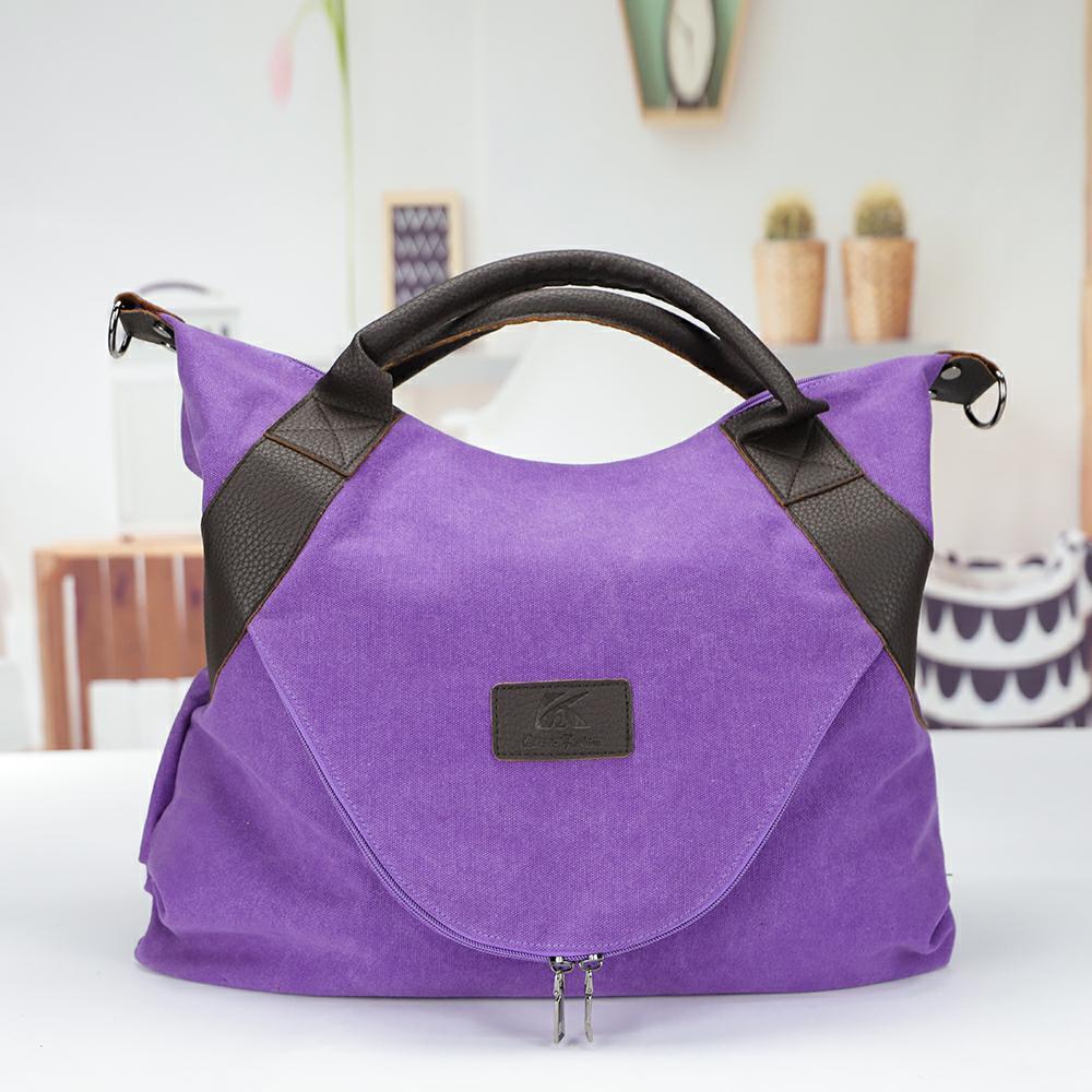 Women's Minimalist Retro Shoulder Crossbody Vintage Canvas Bag
