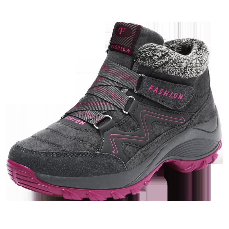 Hiking Shoes For Women Real Leather Waterproof Non-Slip Outdoor Hiking Boots