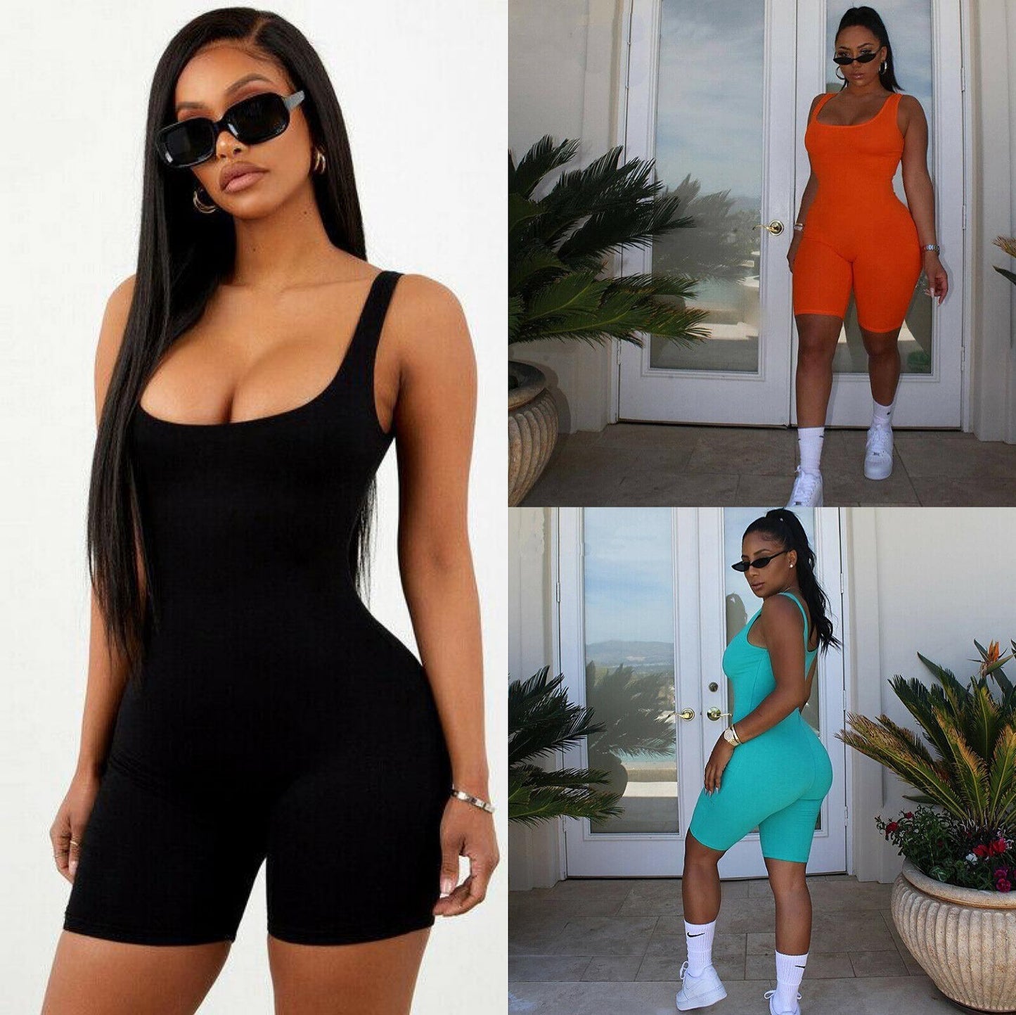 Women's Tight Hip-lift Sports jumpsuit