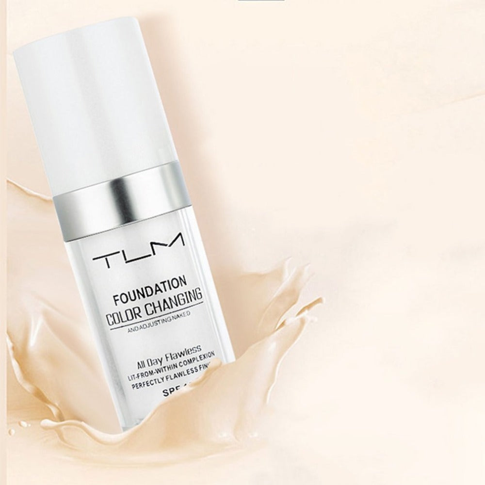 Temperature Liquid Foundation Concealer Natural Color Makeup