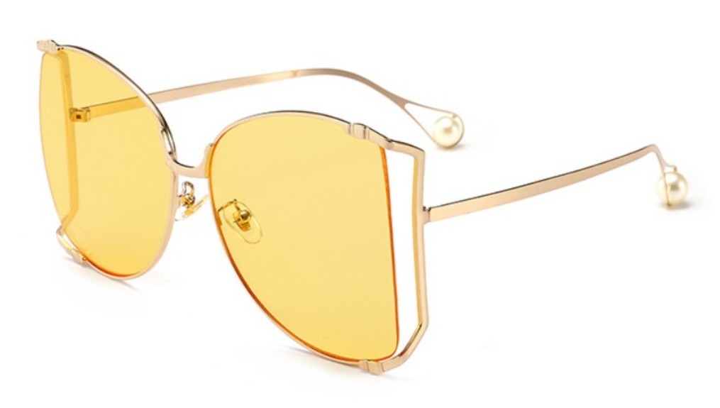 Metal Frame Fashion Square Sunglasses