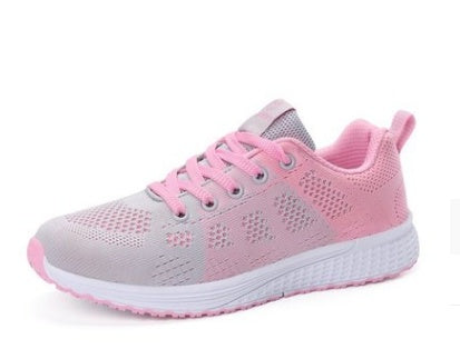 Female student sport breathable mesh shoes