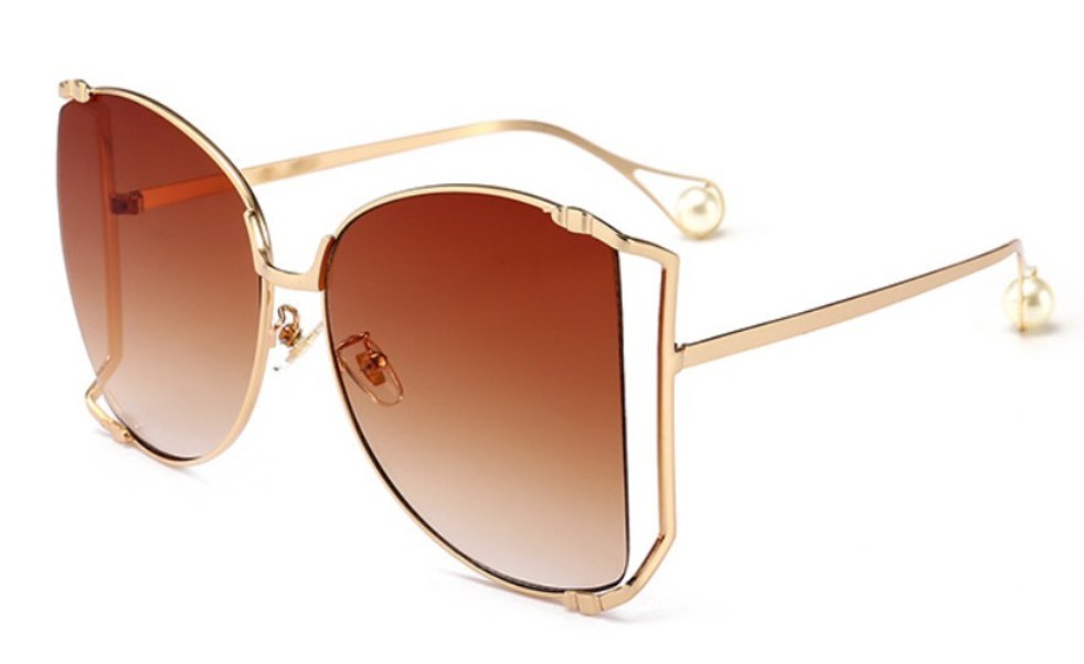Metal Frame Fashion Square Sunglasses