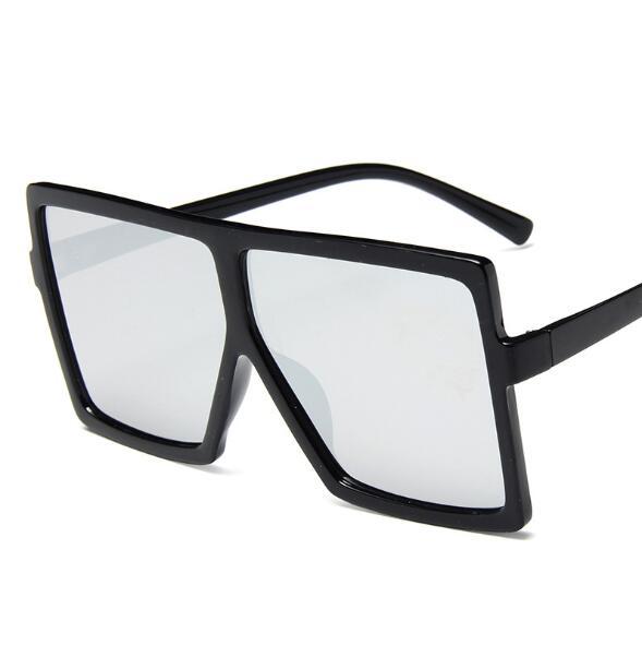 Square Oversized Women's Sunglasses Brand Designer