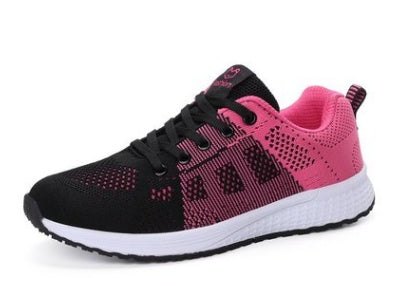 Female student sport breathable mesh shoes