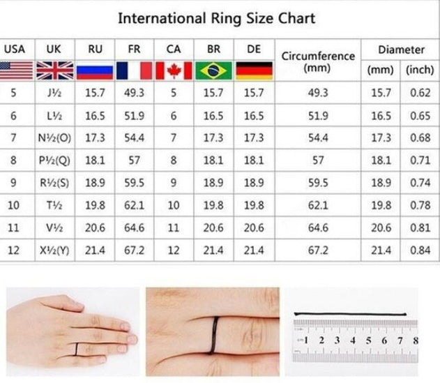 Elegant Female Zircon Stone Ring Finger Ring