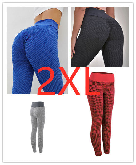 Plaid Breathable Gym Fitness Yoga Leggings For Women