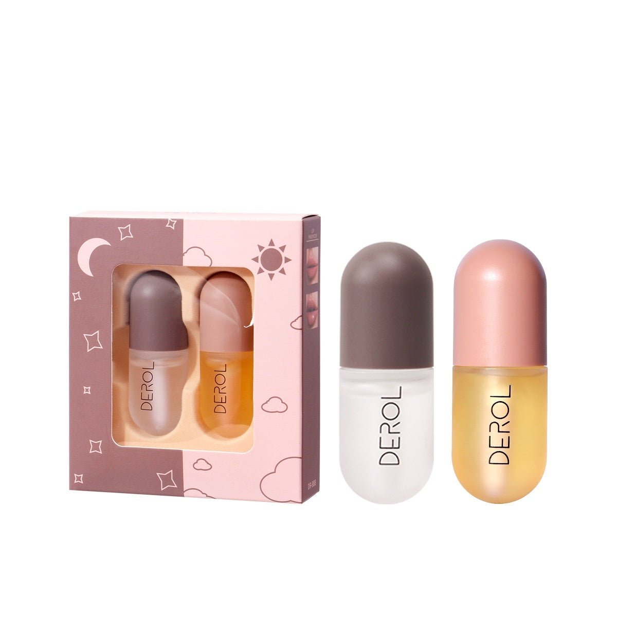 Day Night Instant Lip Volume Plumper Oil Clear Cosmetic
