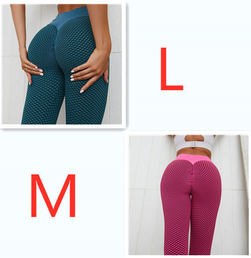 Plaid Breathable Gym Fitness Yoga Leggings For Women
