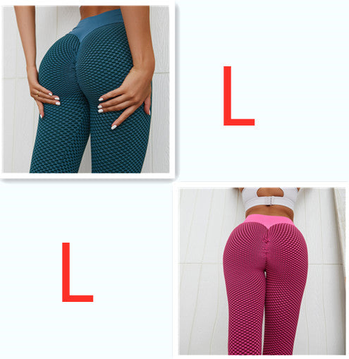 Plaid Breathable Gym Fitness Yoga Leggings For Women