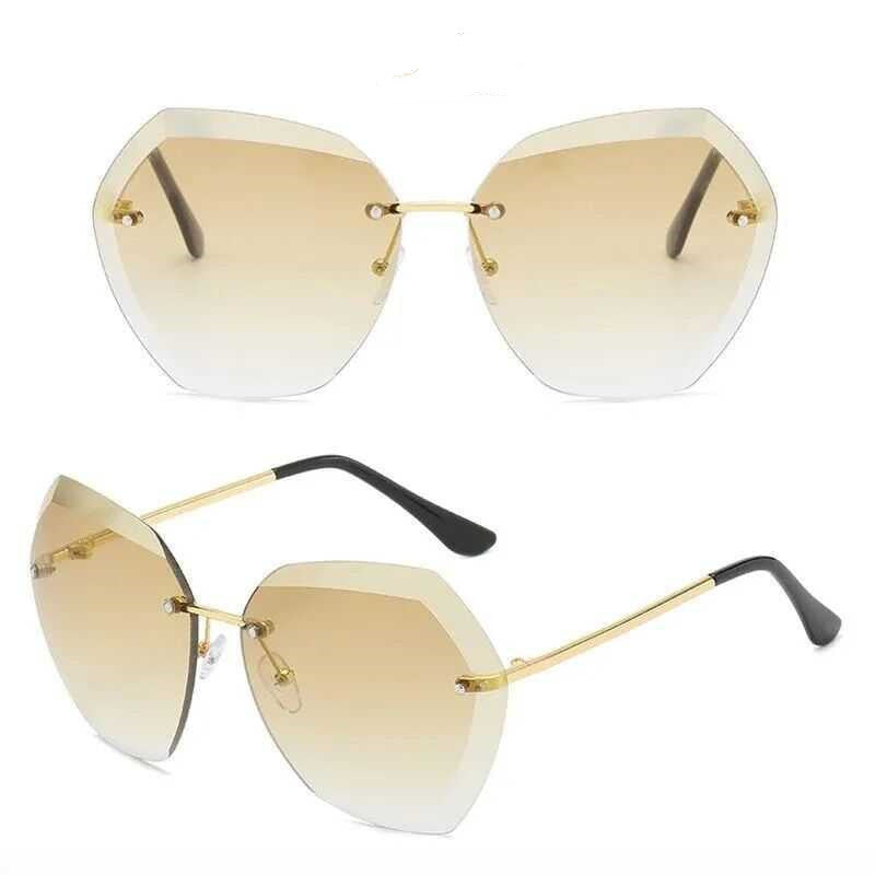 Diamond-Studded Women's Korean Trend Fashion Sunglasses