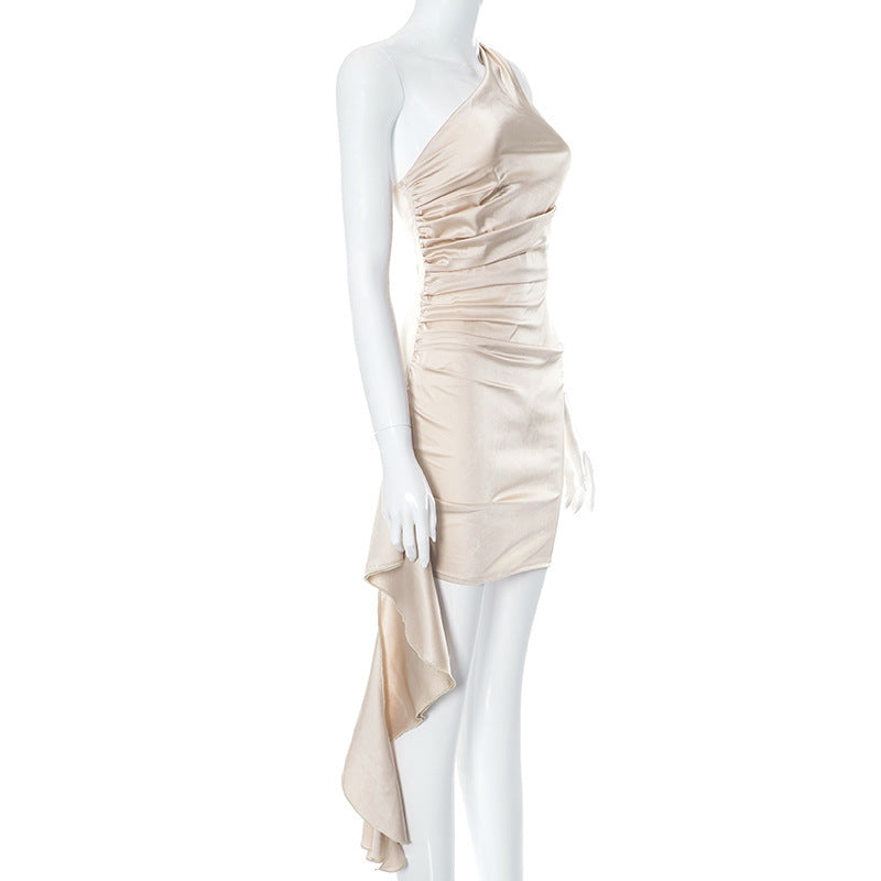 Sleeveless Mini Dress | One-Shoulder Mini Dress | 16th Avenue
