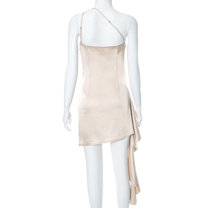 Sleeveless Mini Dress | One-Shoulder Mini Dress | 16th Avenue