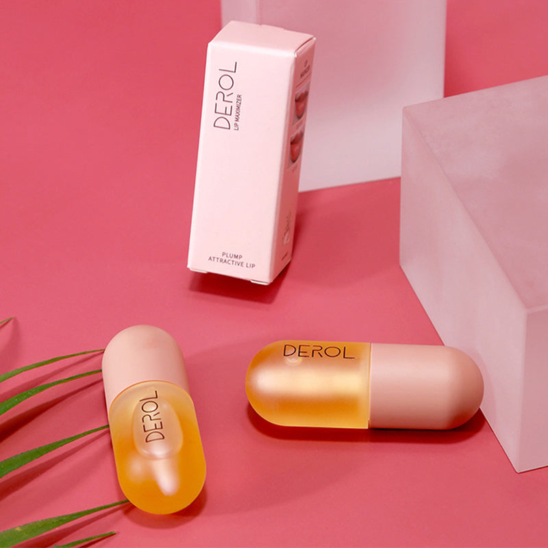 Day Night Instant Lip Volume Plumper Oil Clear Cosmetic