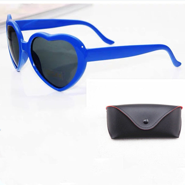 Heart-shaped Lights Become Love Special Effects Sunglasses