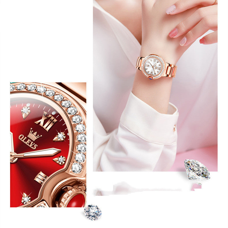 Olevs Explosions Waterproof Ladies Luxury Watch