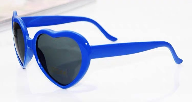 Heart-shaped Lights Become Love Special Effects Sunglasses