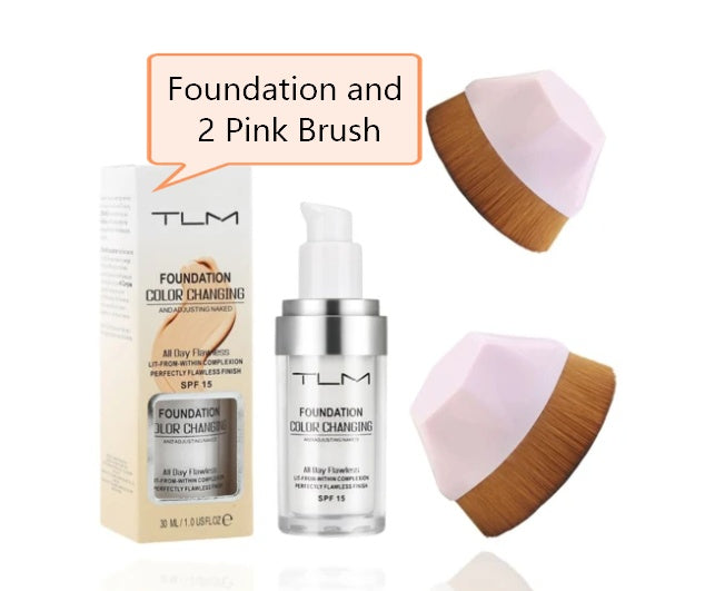 Temperature Liquid Foundation Concealer Natural Color Makeup