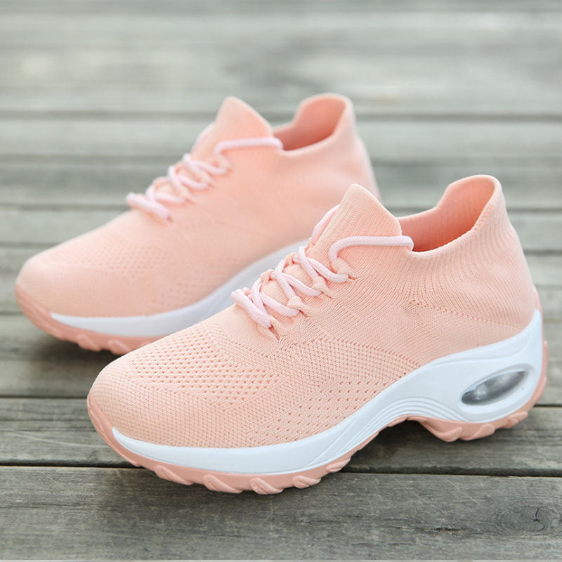 Women's Sports flying knit socks shoes
