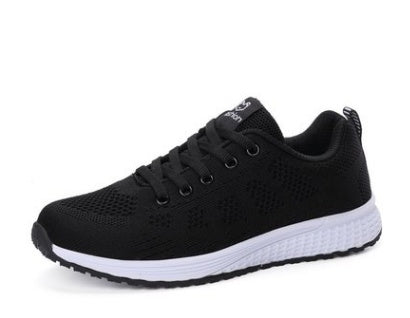 Female student sport breathable mesh shoes