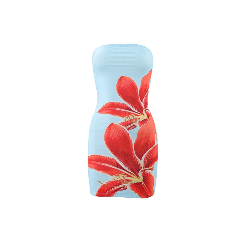 Women's Flower Print Dress | Women's Short Dress | 16th Avenue