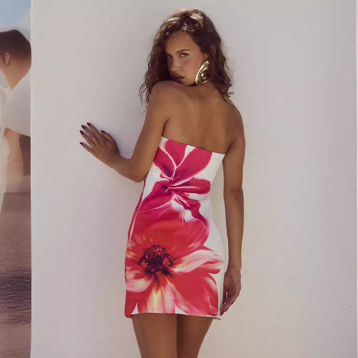 Women's Flower Print Dress | Women's Short Dress | 16th Avenue