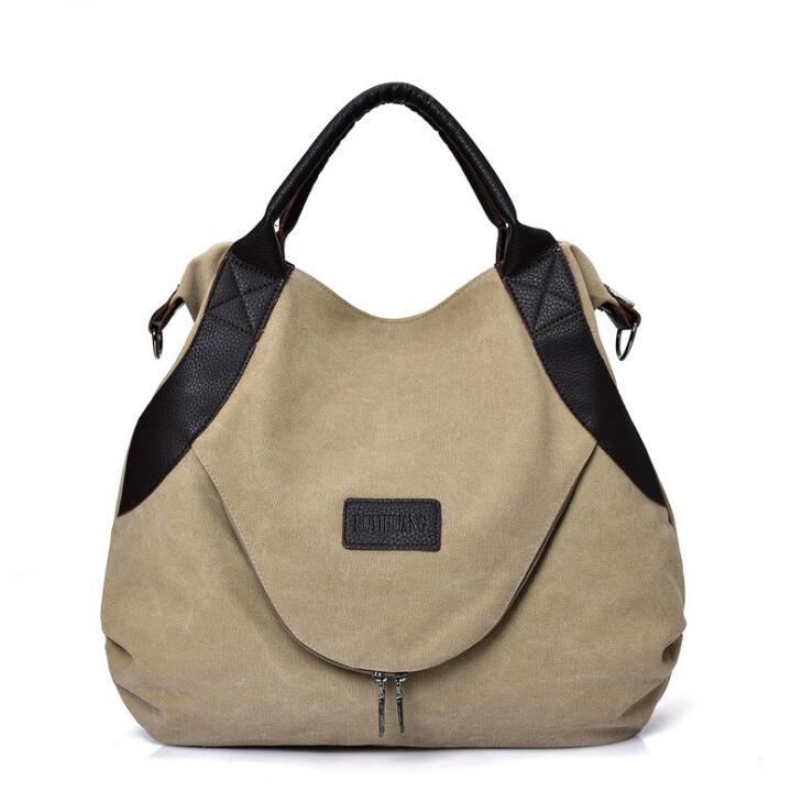 Women's Minimalist Retro Shoulder Crossbody Vintage Canvas Bag