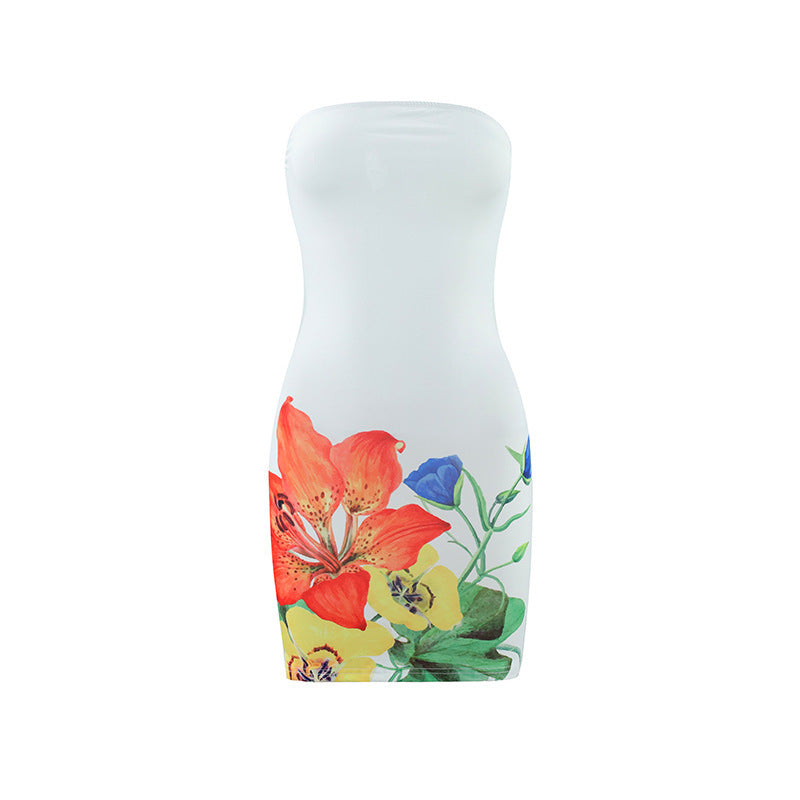 Women's Flower Print Dress | Women's Short Dress | 16th Avenue