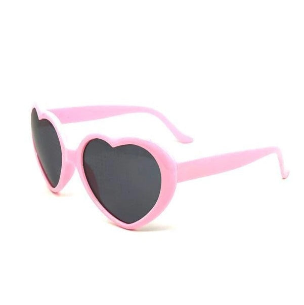 Heart-shaped Lights Become Love Special Effects Sunglasses