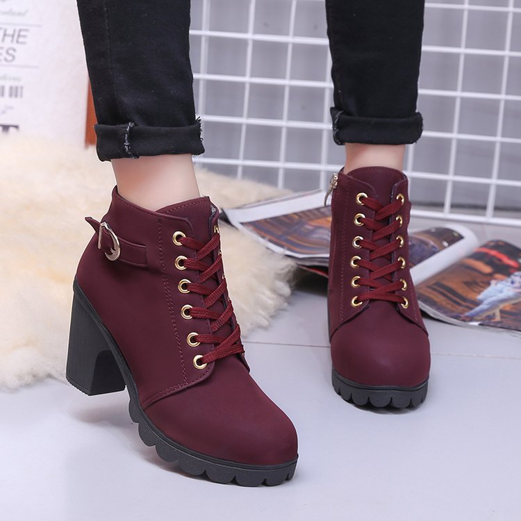 Cross strappy Martin Boots