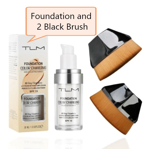 Temperature Liquid Foundation Concealer Natural Color Makeup