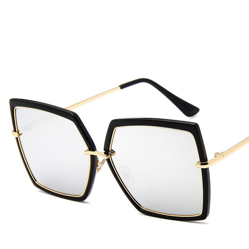 Reflective Metal Retro Sunglasses