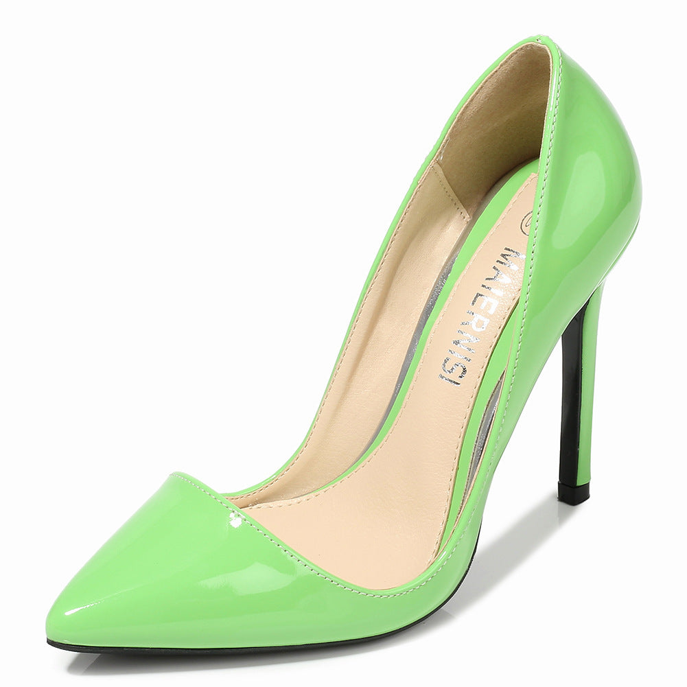 Low-cut Plus Size Pointed High Heel Stiletto Shoes