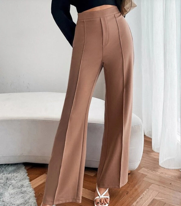 Loose Straight Pants Women's High Waist Casual Trousers