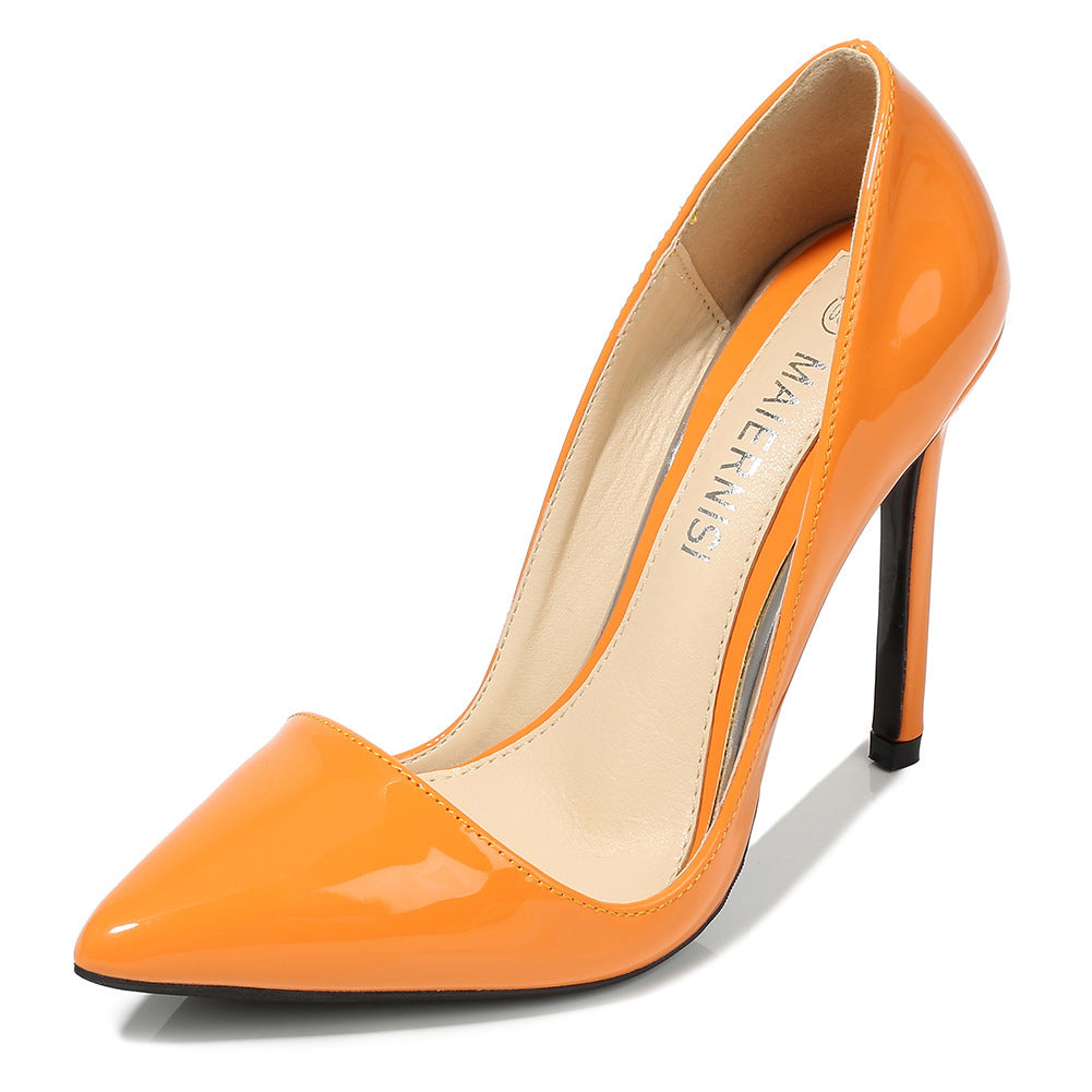 Low-cut Plus Size Pointed High Heel Stiletto Shoes
