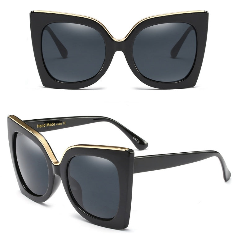 Women's Vintage Cat Eye Gradient Lens Sunglasses