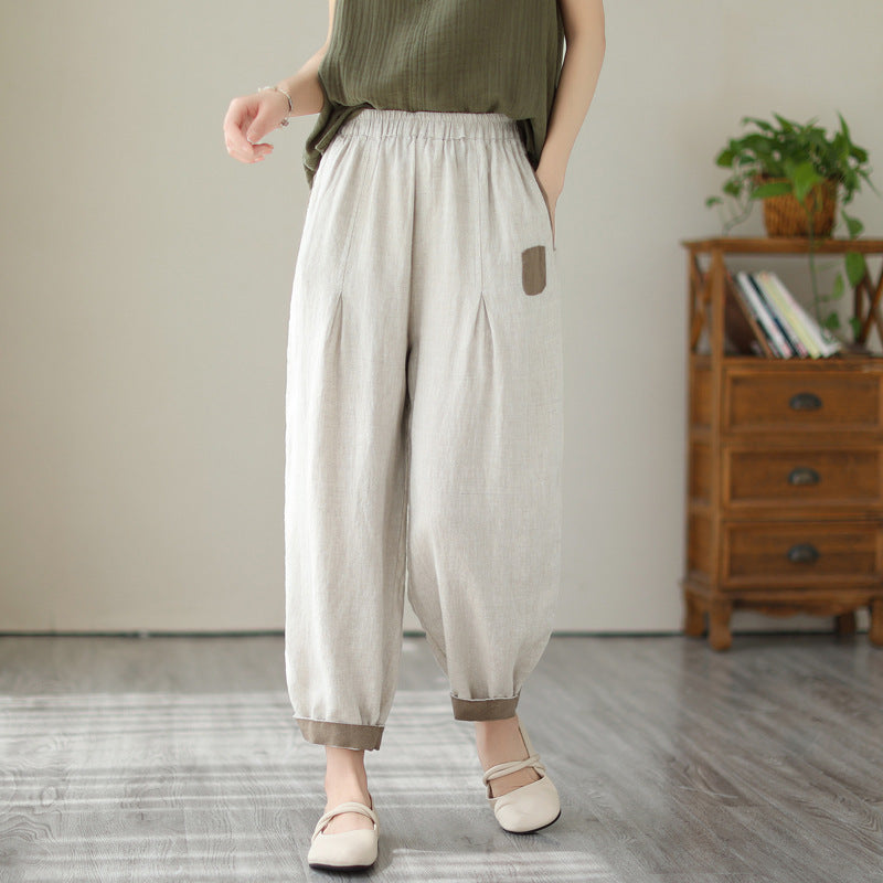 Japanese/Korean style Loose Large Size Slimming High Waist Pants