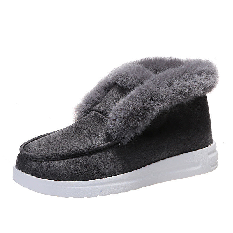 Winter Ankle Plush Fur Boots