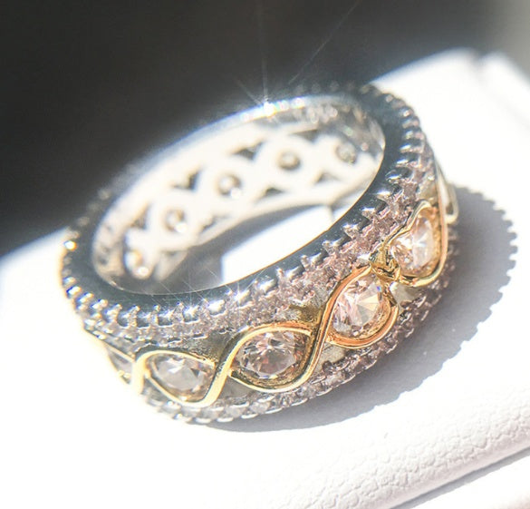 Elegant Female Zircon Stone Ring Finger Ring
