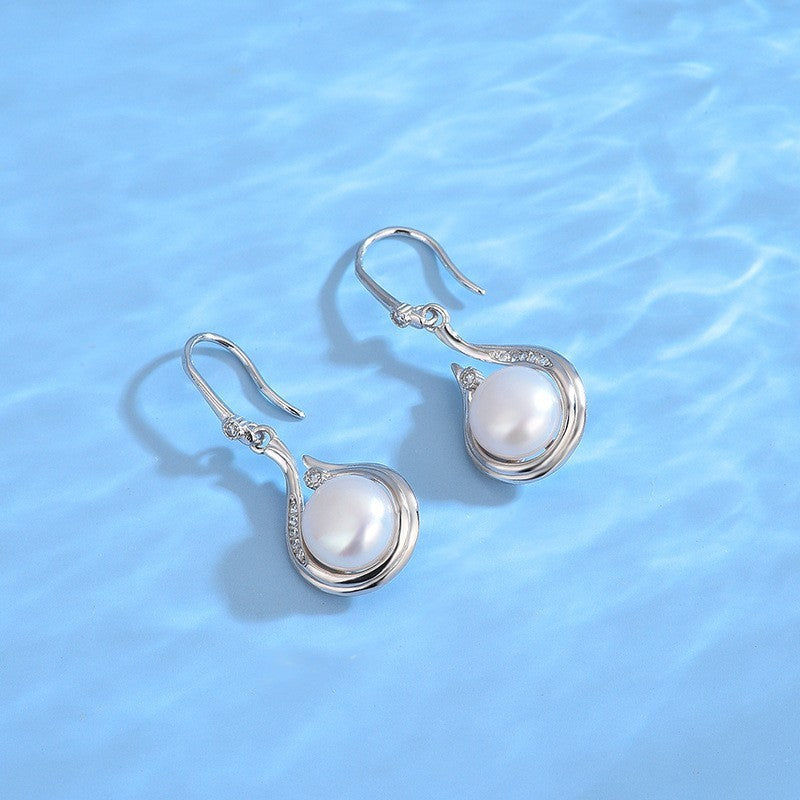 S925 Silver Natural Freshwater Luxury Pearl Necklace