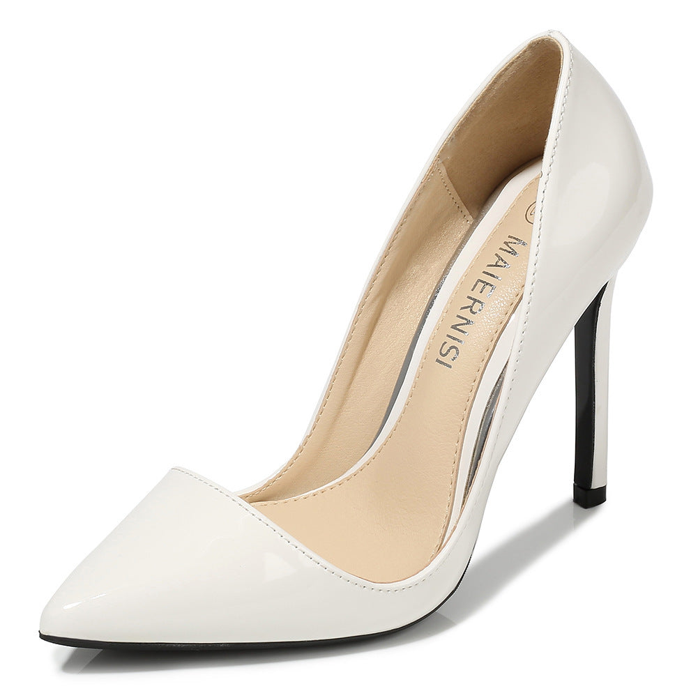 Low-cut Plus Size Pointed High Heel Stiletto Shoes