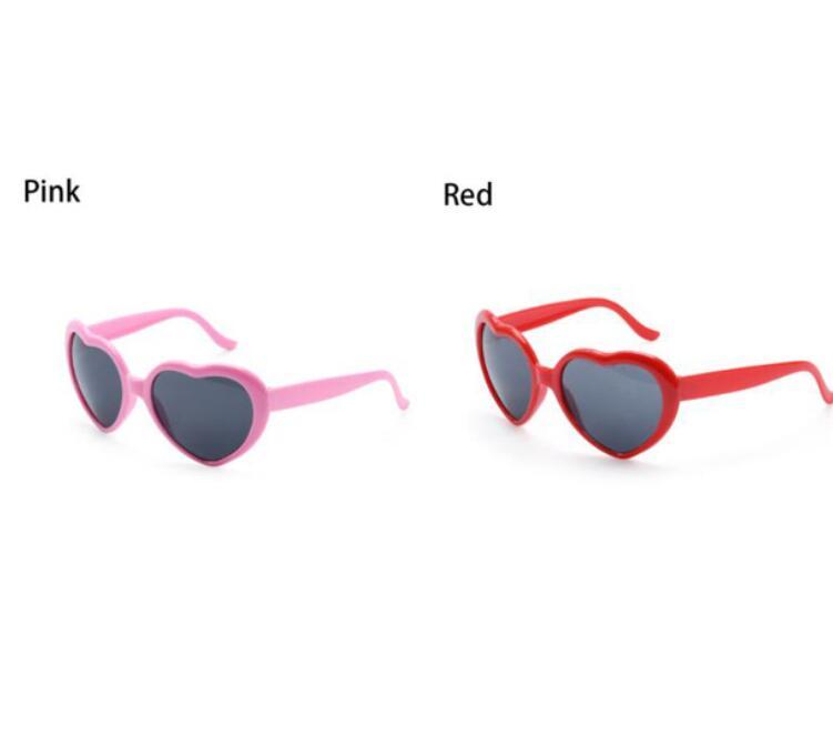 Heart-shaped Lights Become Love Special Effects Sunglasses