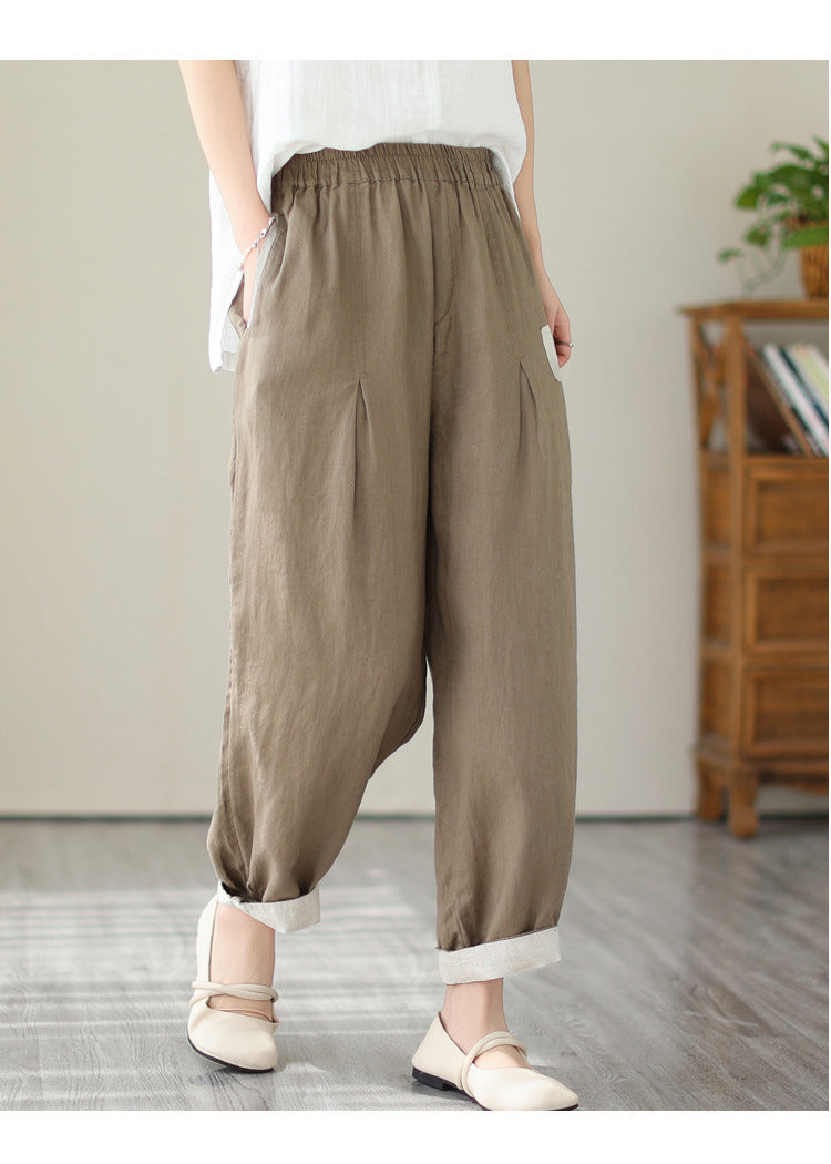 Japanese/Korean style Loose Large Size Slimming High Waist Pants