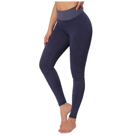Plaid Breathable Gym Fitness Yoga Leggings For Women