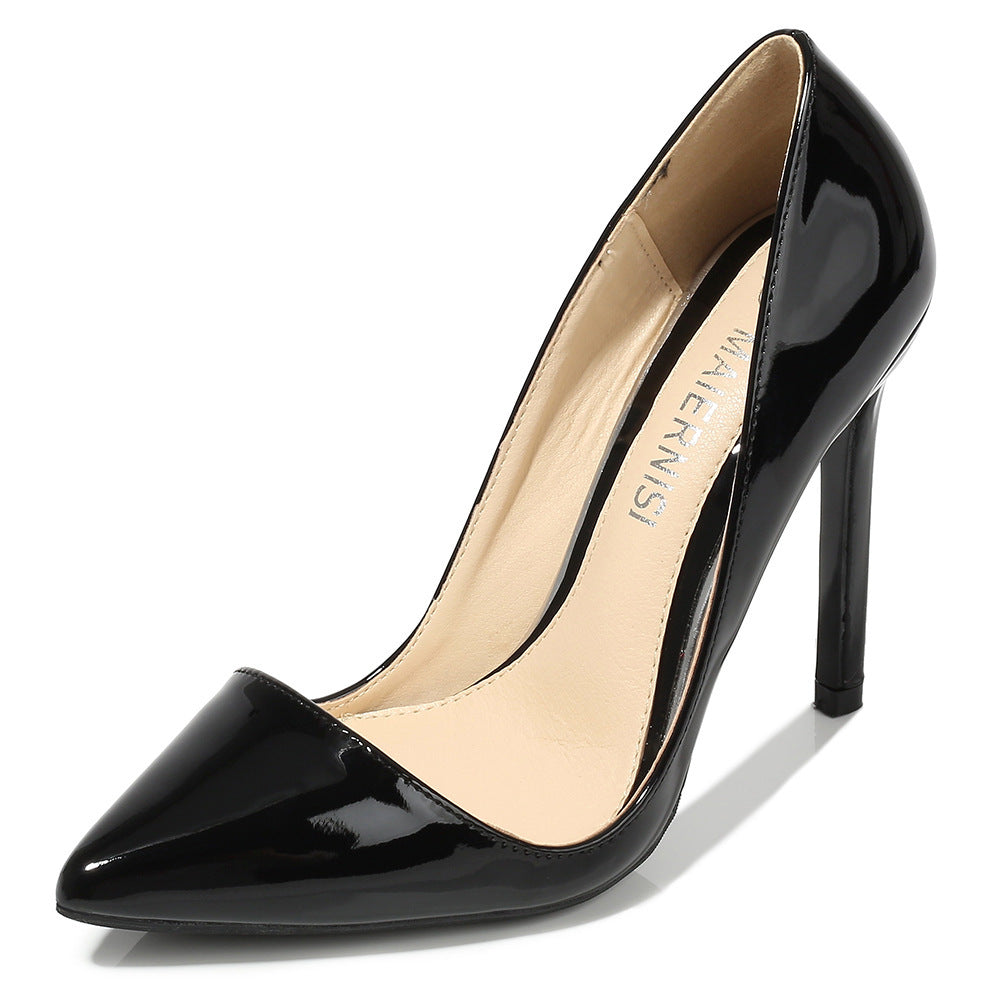 Low-cut Plus Size Pointed High Heel Stiletto Shoes