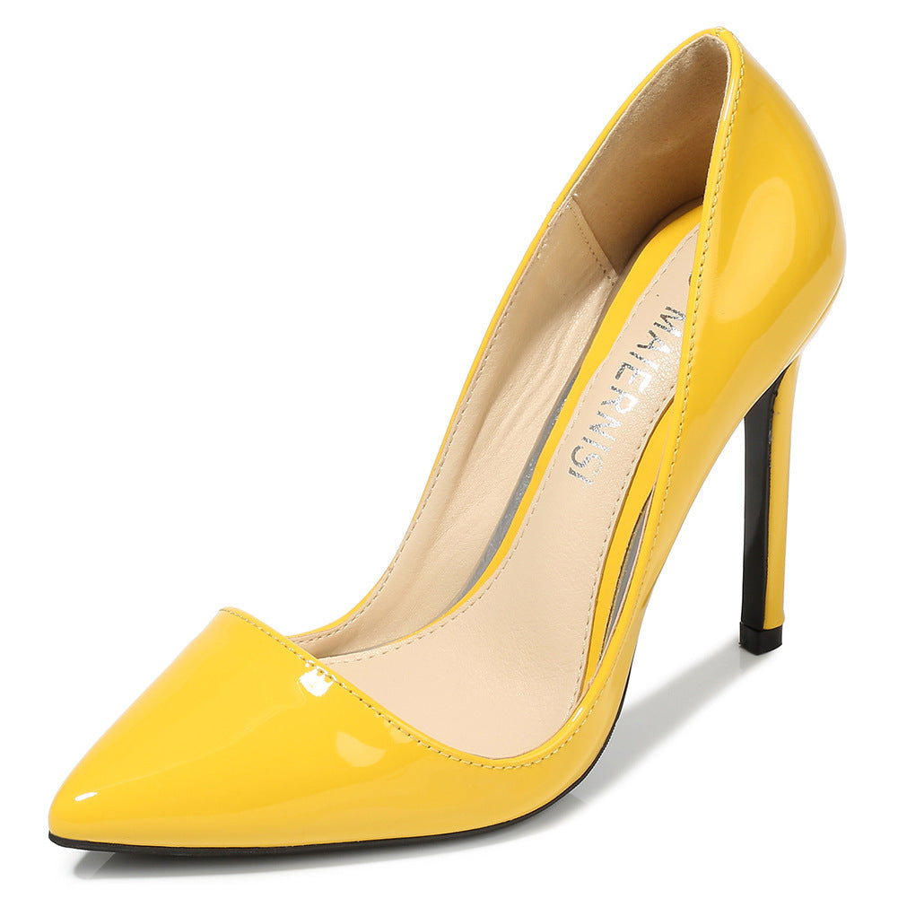 Low-cut Plus Size Pointed High Heel Stiletto Shoes