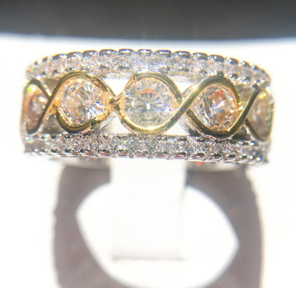 Elegant Female Zircon Stone Ring Finger Ring