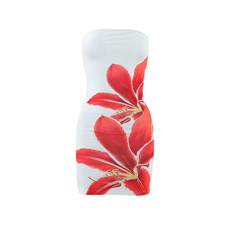 Women's Flower Print Dress | Women's Short Dress | 16th Avenue