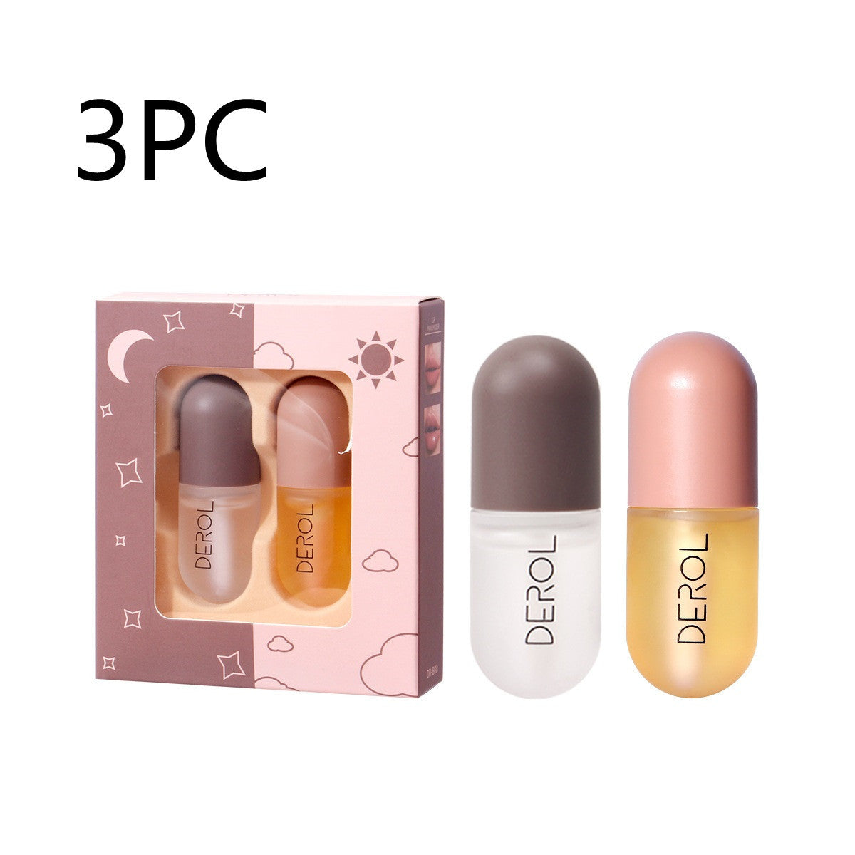 Day Night Instant Lip Volume Plumper Oil Clear Cosmetic