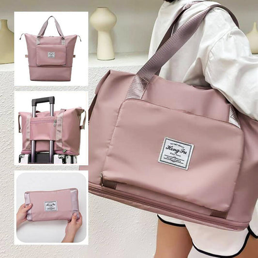 Foldable Waterproof Large Capacity Gym Fitness Weekender Overnight bag For Women